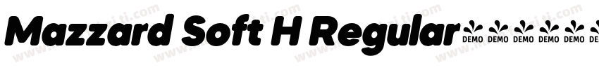 Mazzard Soft H Regular字体转换